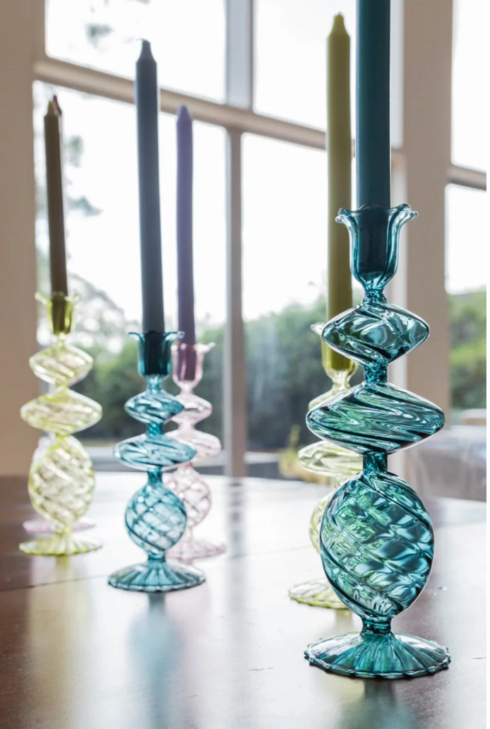 Popwell/Hahn: Swirl Candlesticks
