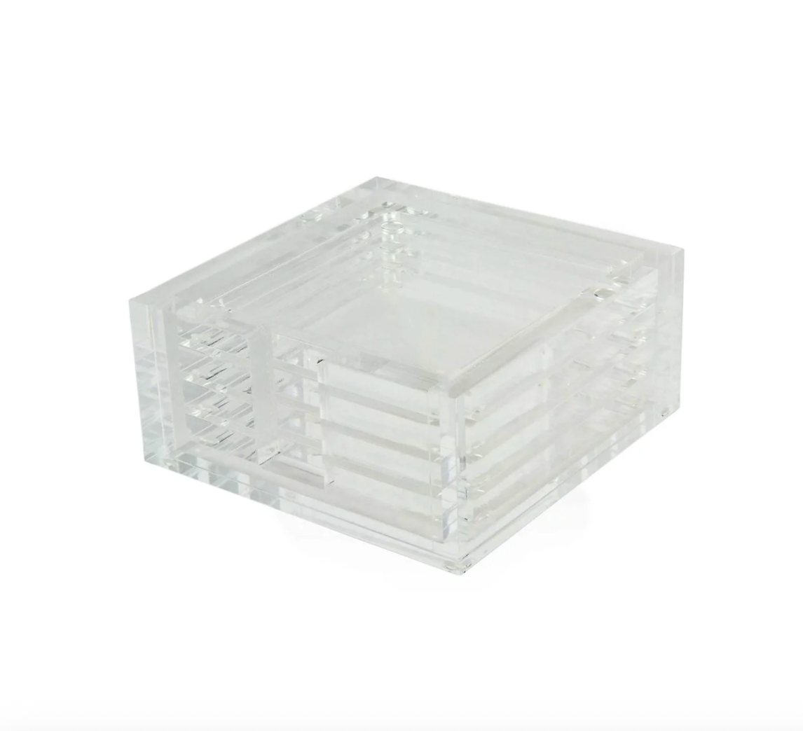 Popwell/Hahn: Acrylic Coaster Set