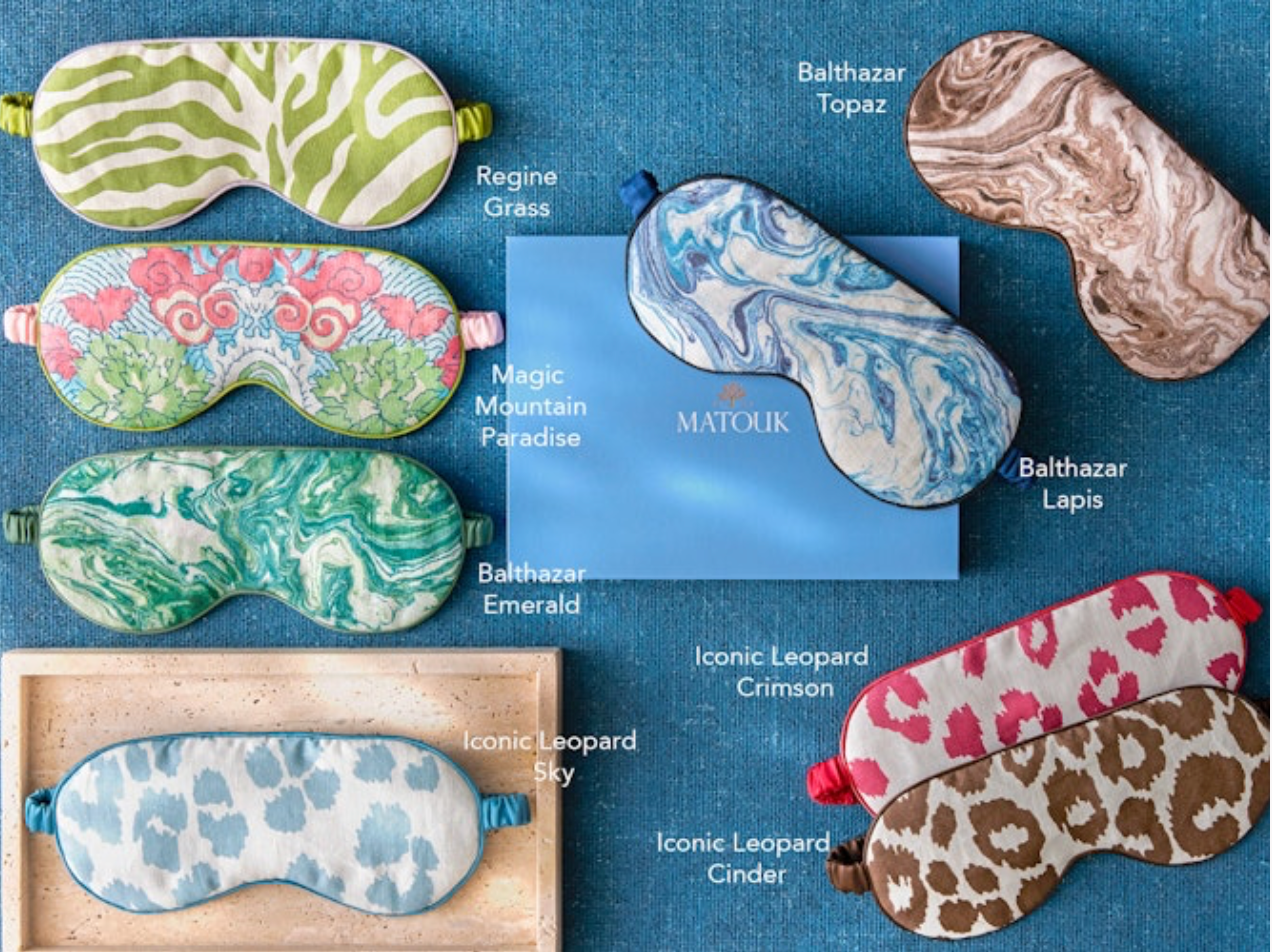 Valentina Linen Sleep Mask