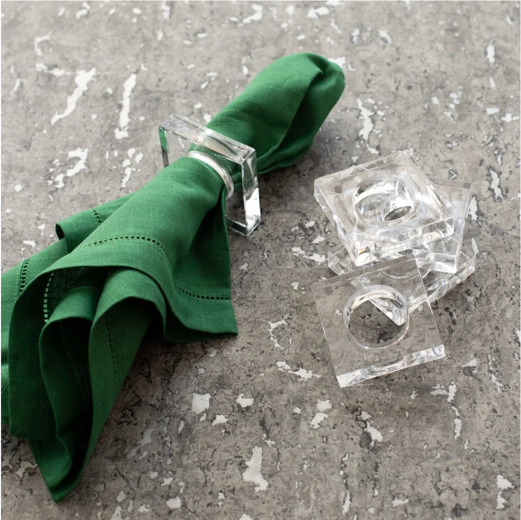 Turley/Scott: Acrylic Napkin Rings