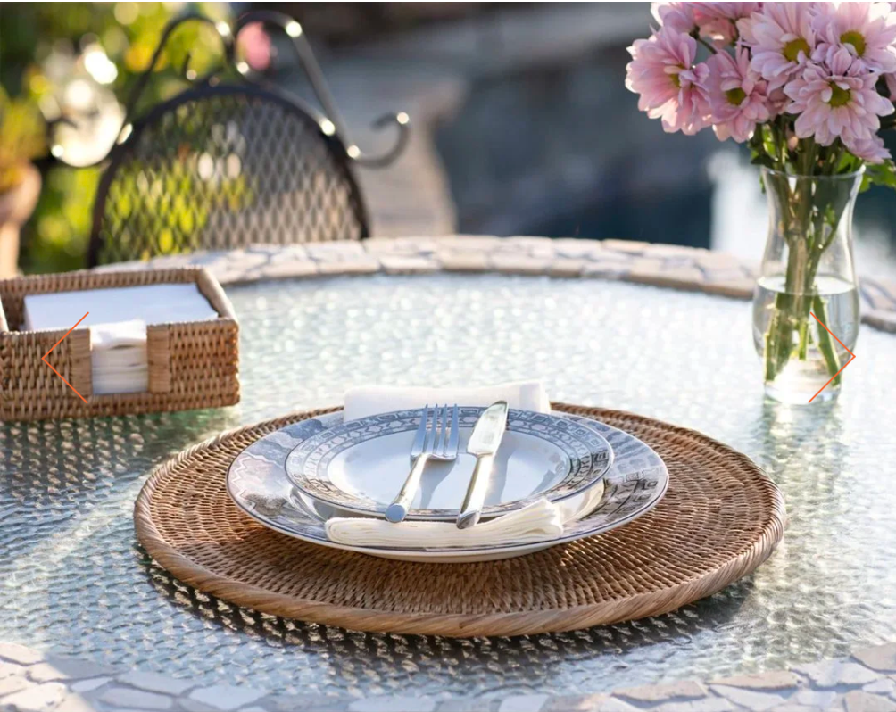 Popwell/Hahn: Rattan Placemats