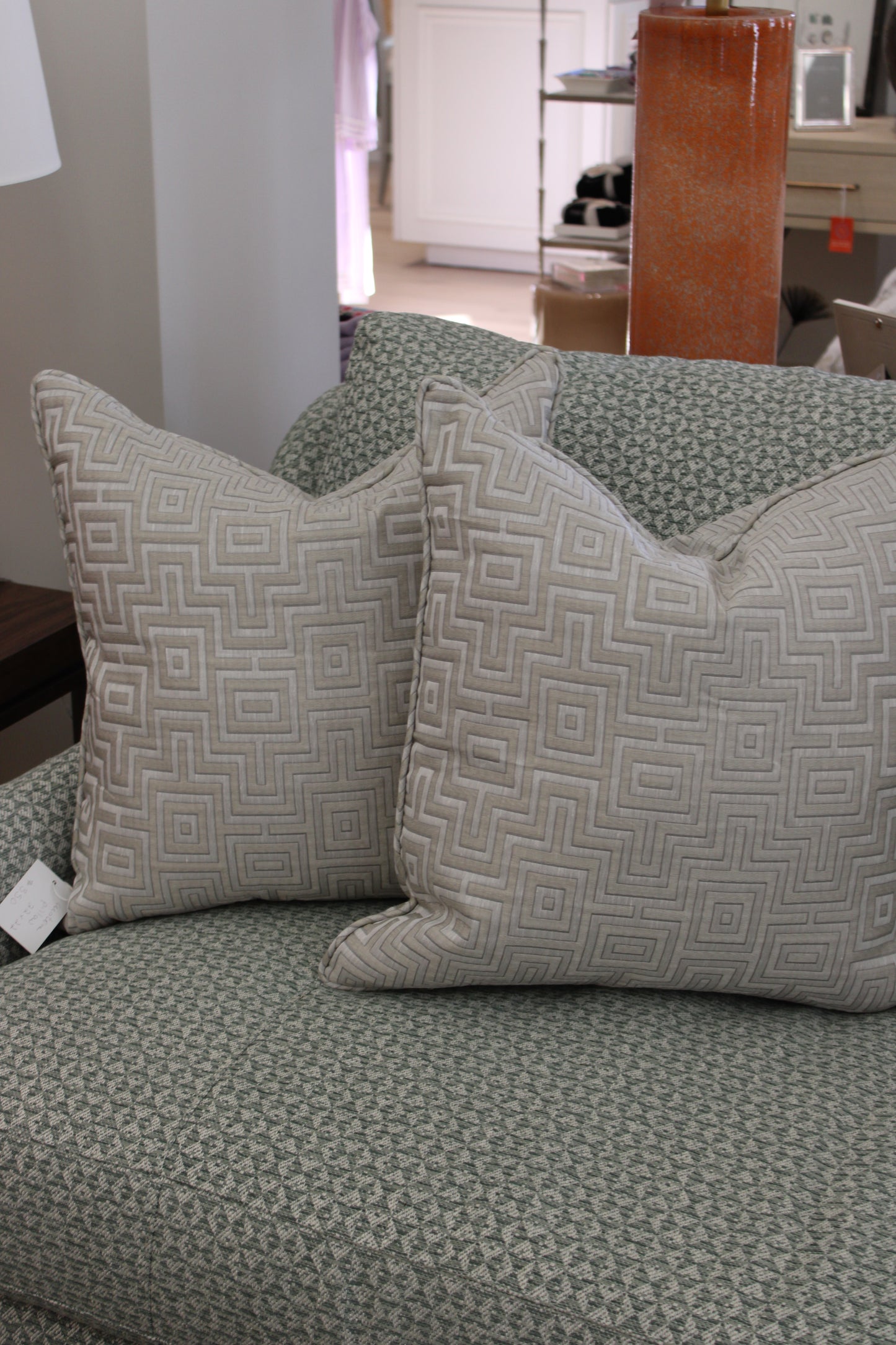 Jim Thompson Fret Maze Pillow