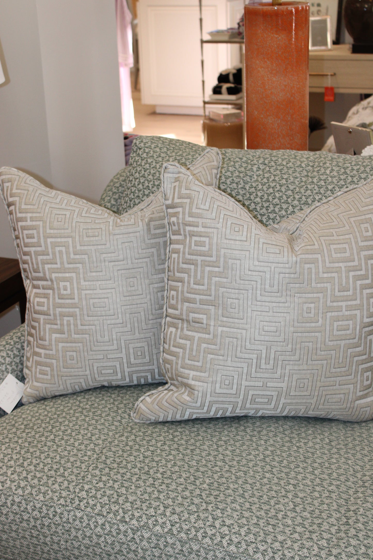 Jim Thompson Fret Maze Pillow