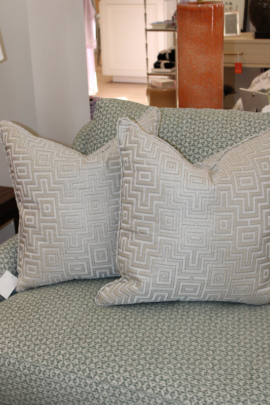 Jim Thompson Fret Maze Pillow