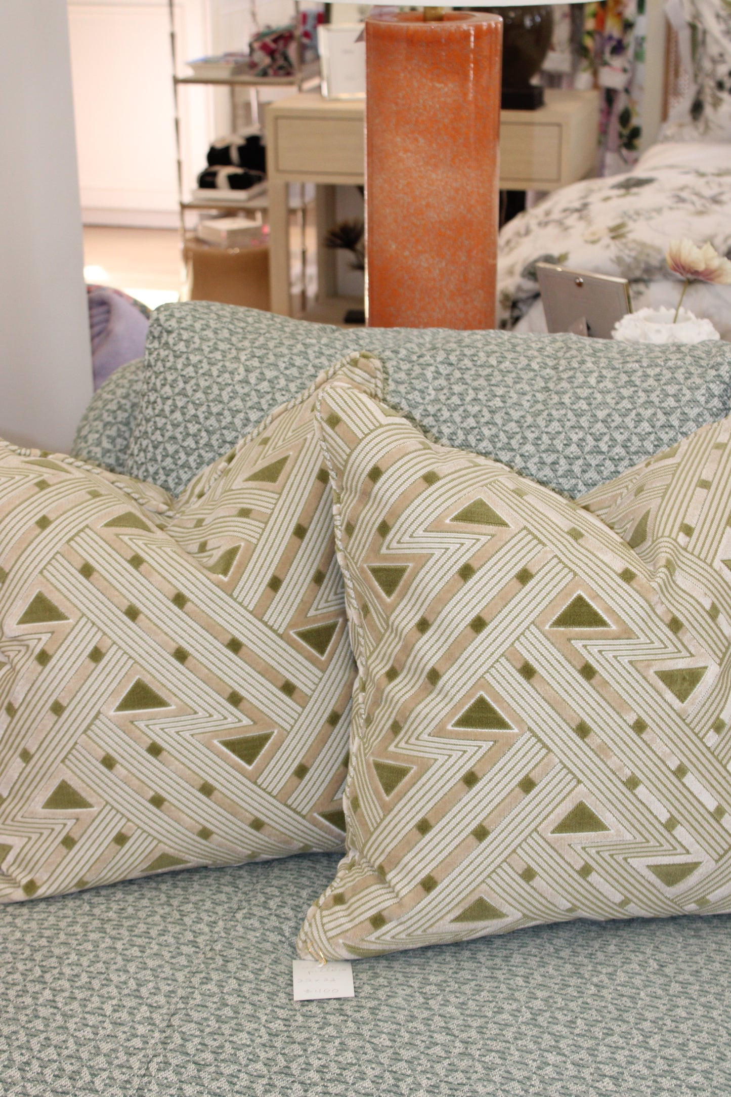 Salamandre Kasai Velvet Aloe Pillow