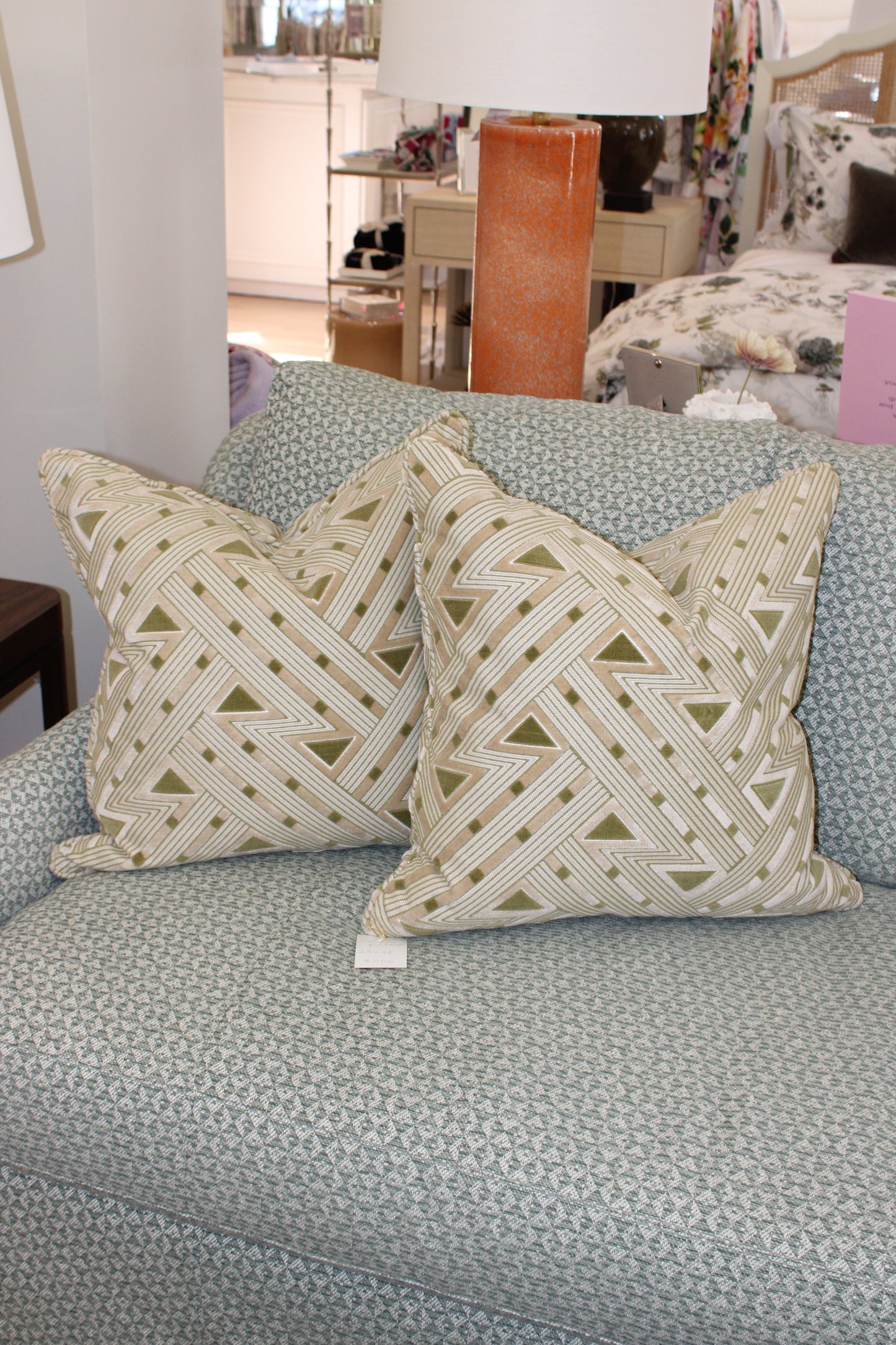 Salamandre Kasai Velvet Aloe Pillow