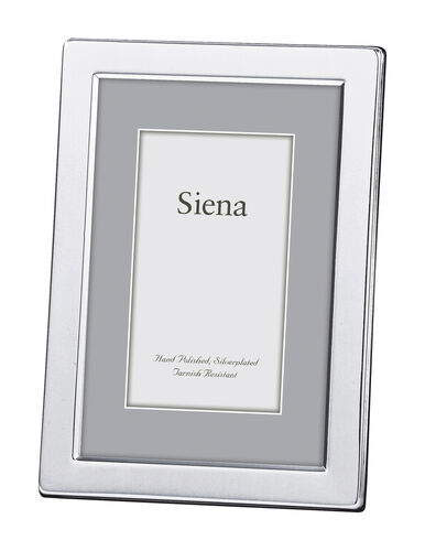 Flat Rounded Edge Silver Frame