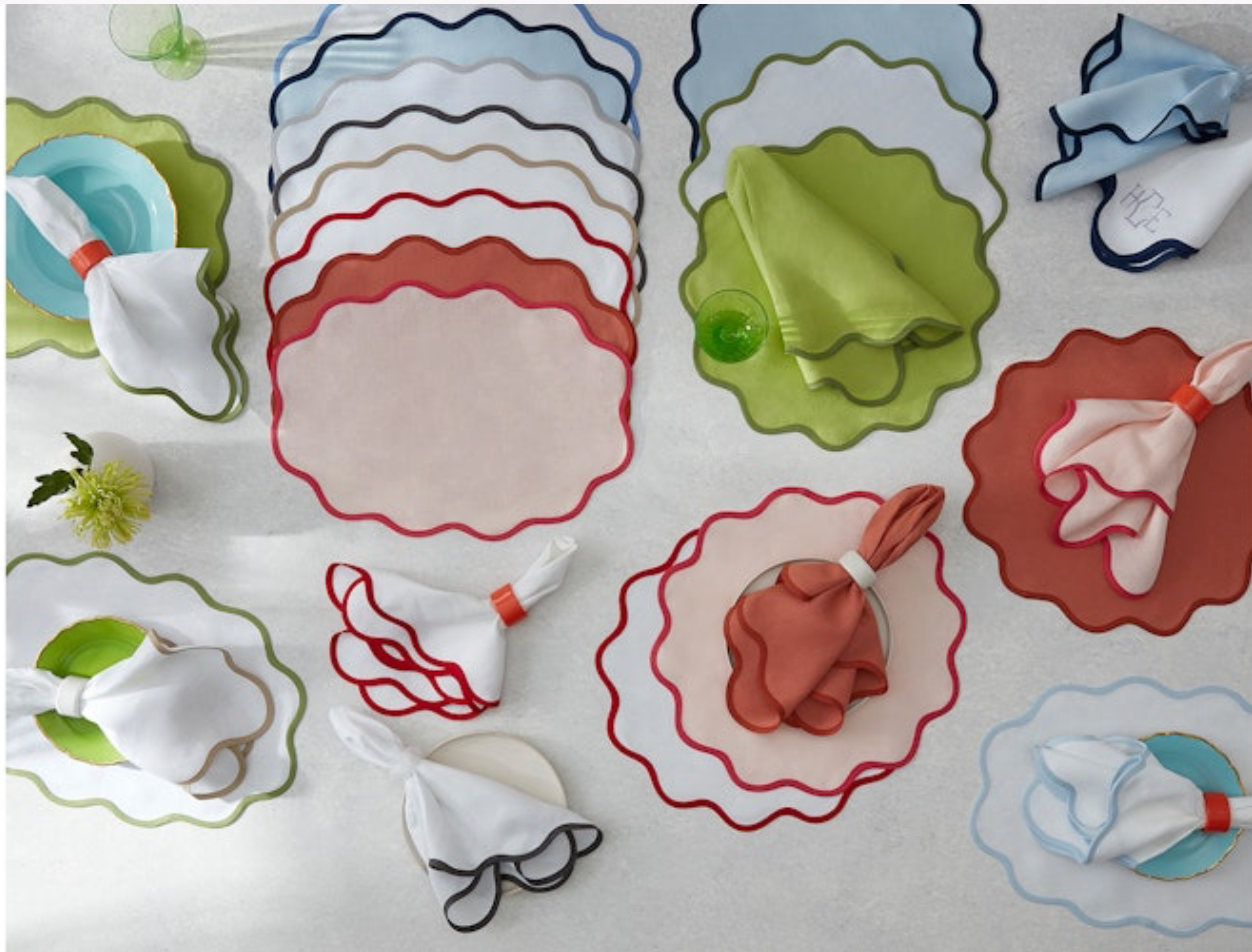 Scallop Edge Placemat - Set of 4