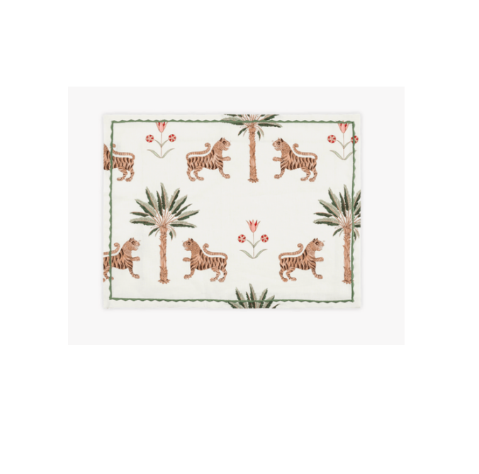 Tiger Palm Placemat - Set of 4