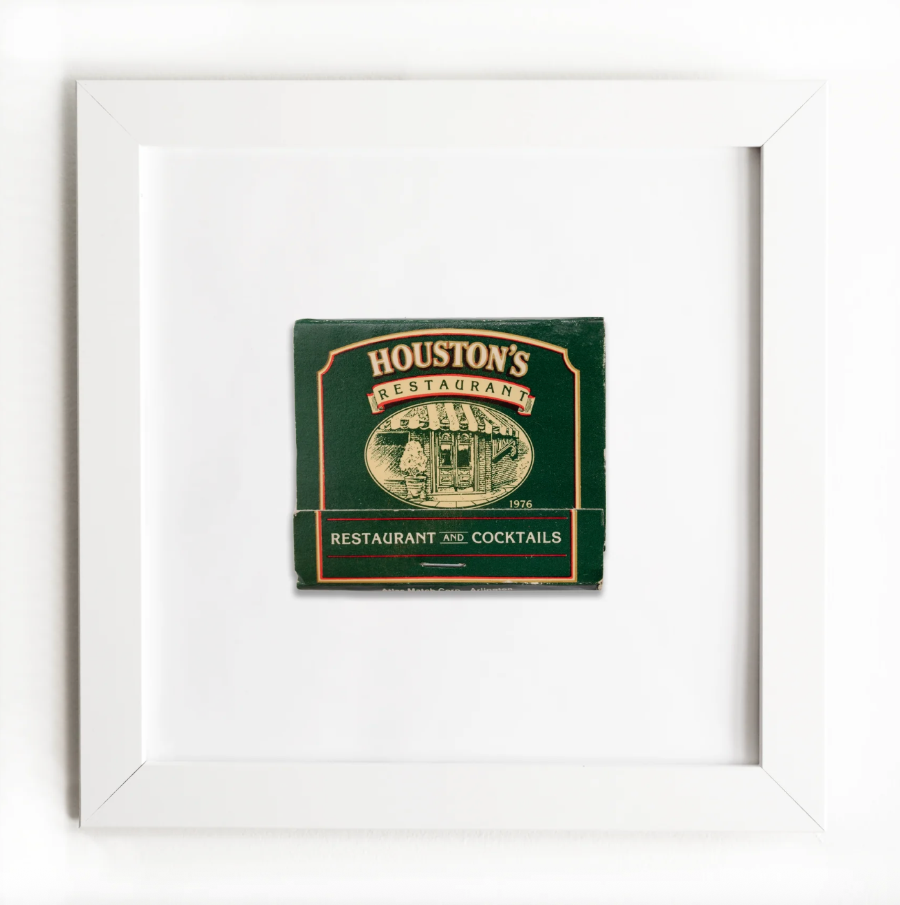 Popwell/Hahn: Houstons Matchbook Print Fram