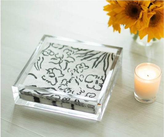 Daniel/Gillespie: Acrylic Cocktail Napkin Holder