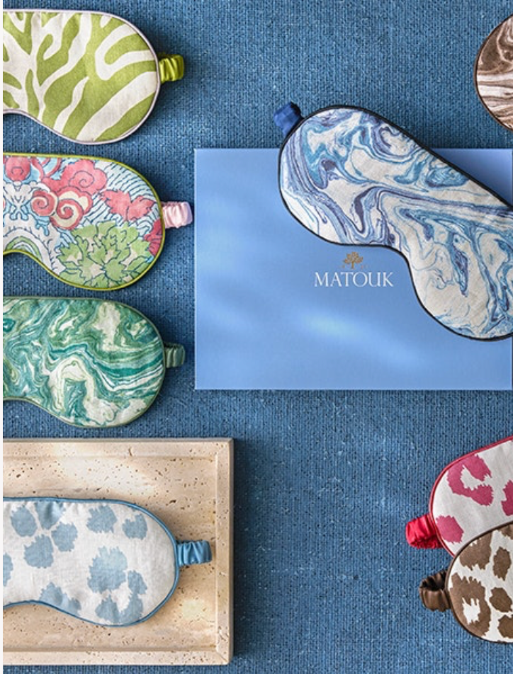 Valentina Linen Sleep Mask