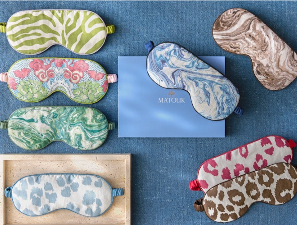 Valentina Linen Sleep Mask
