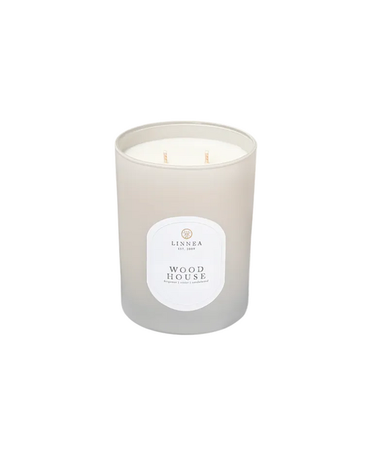 Wood House Candle