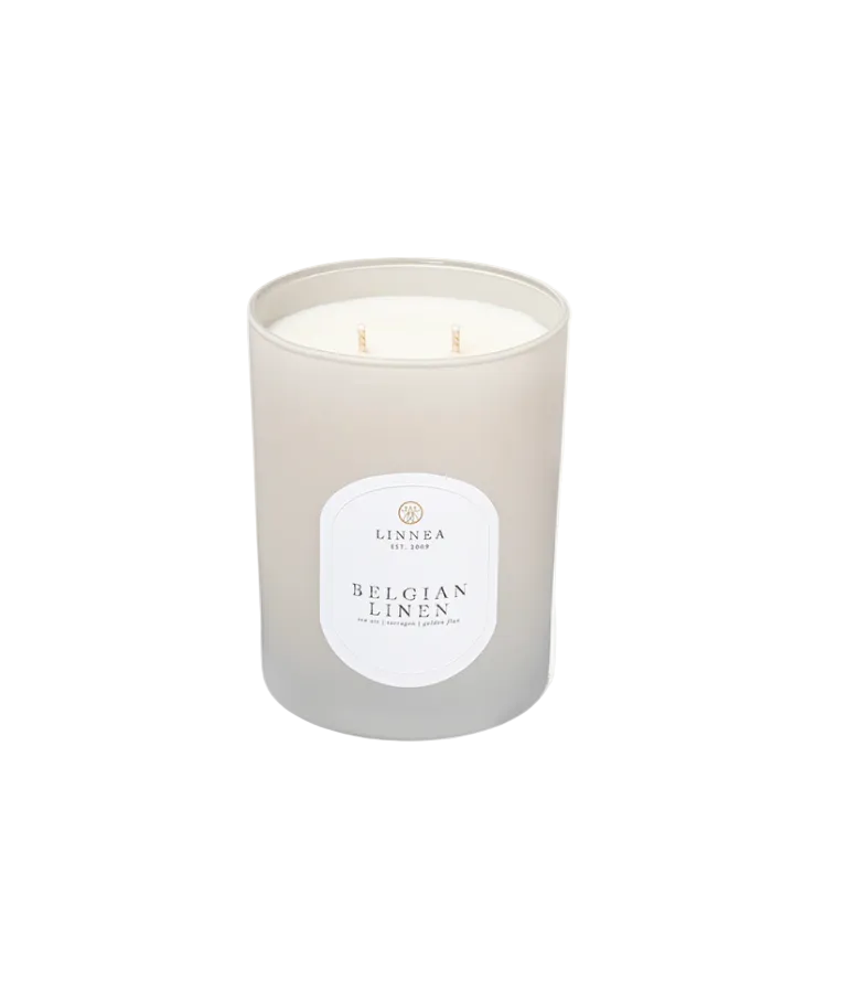Belgian Linen Candle