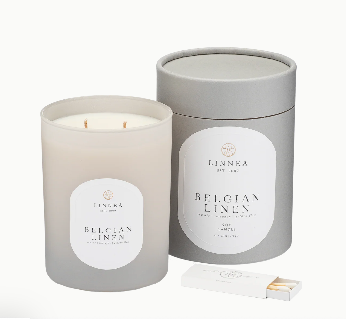Belgian Linen Candle