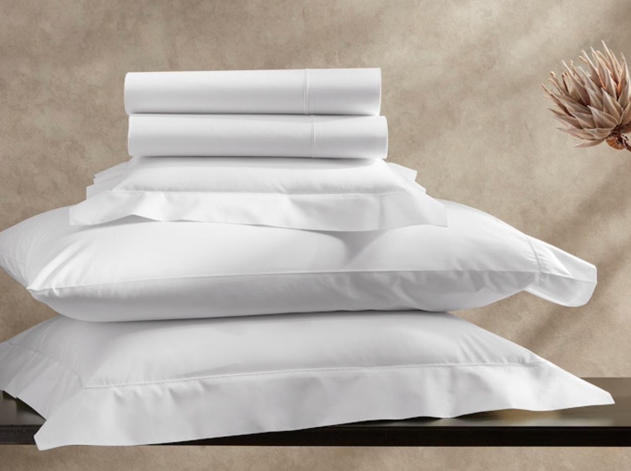 Positano Hemstitch Flat Sheet