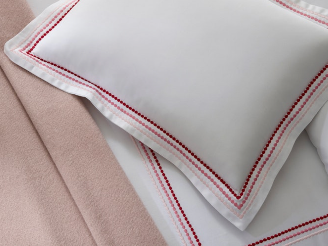 Amara Triple Pearl Pillowcase - Pair