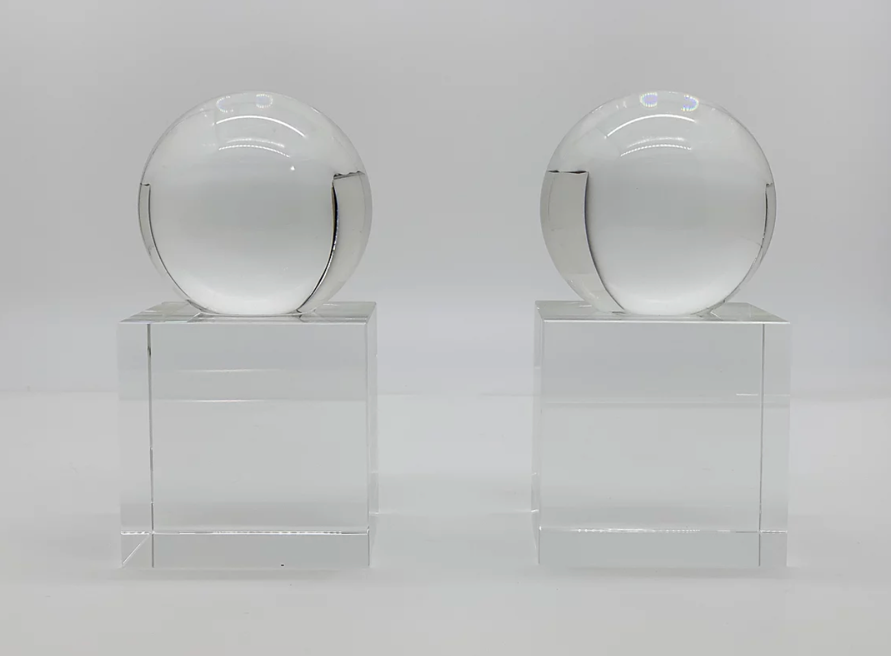 McFadden/Fields: Pair Crystal Bookends