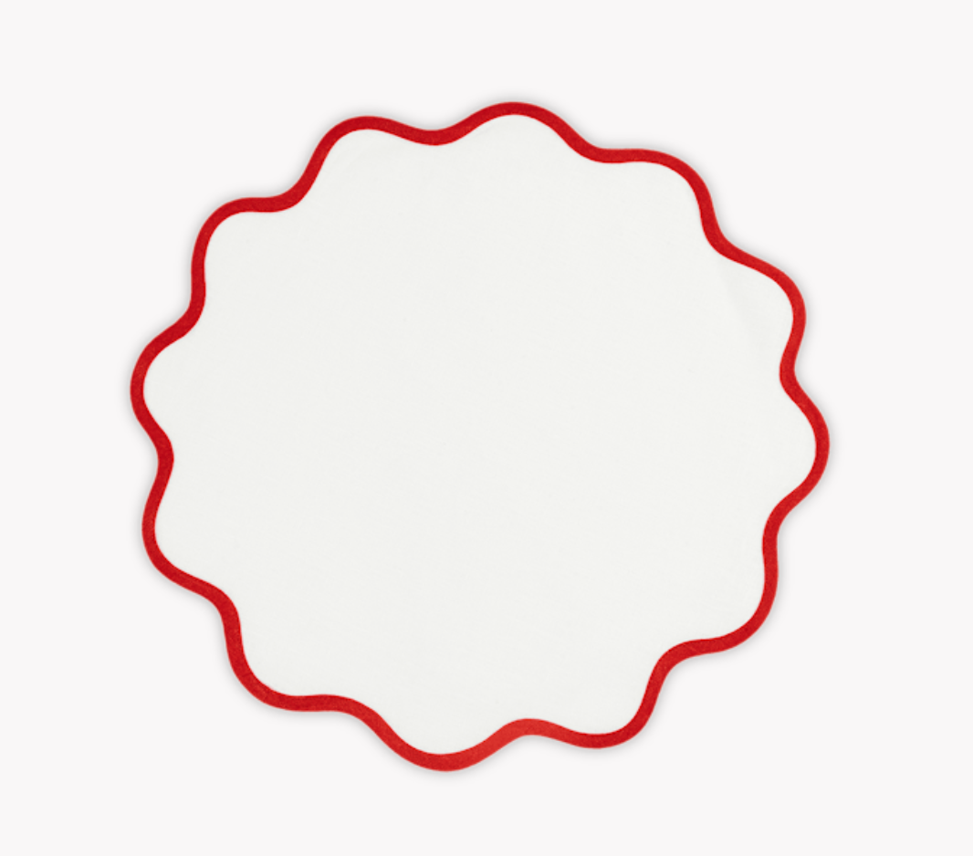 Scallop Edge Placemat - Set of 4