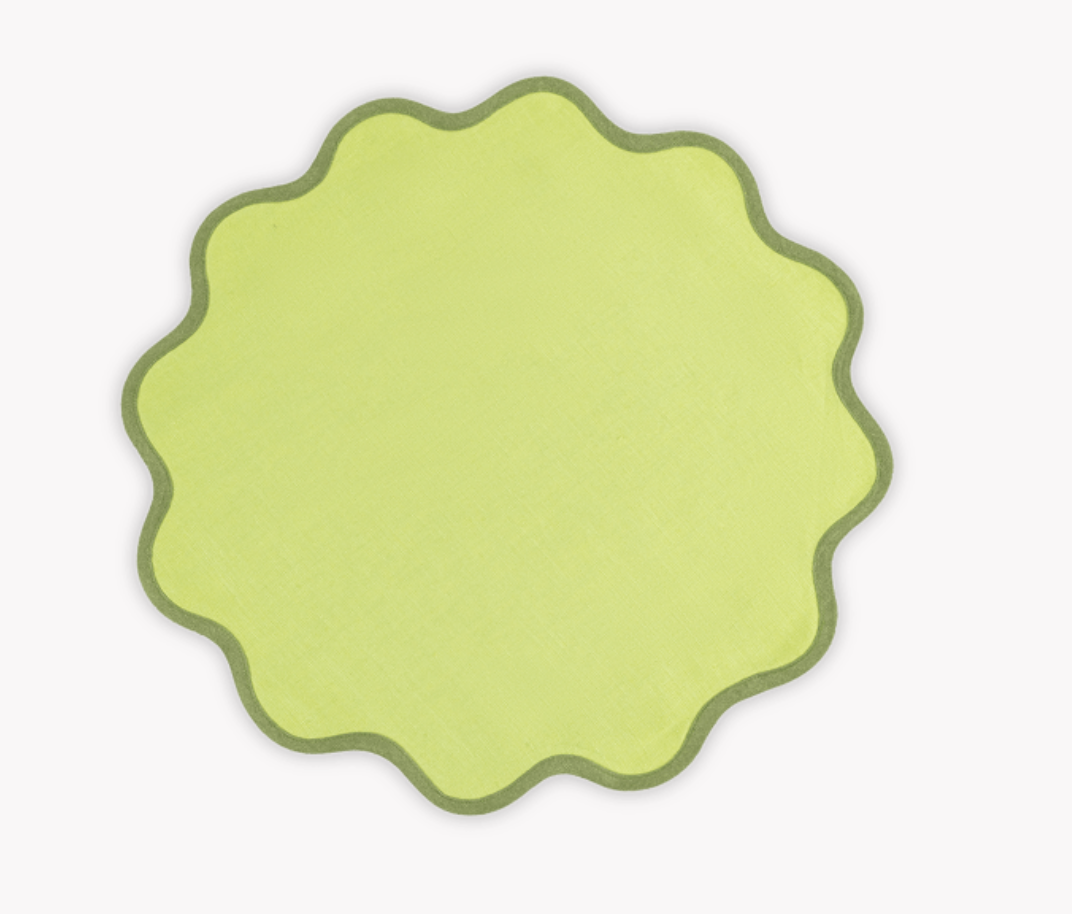 Scallop Edge Placemat - Set of 4