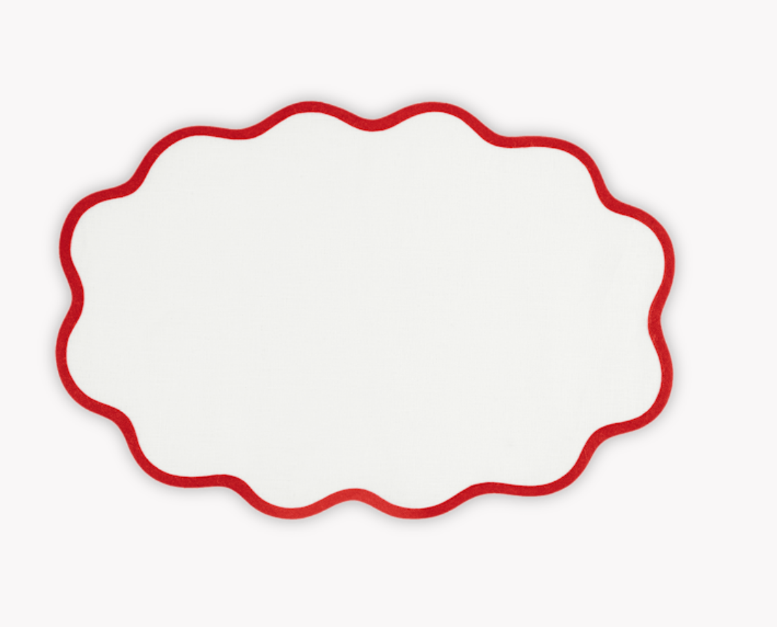 Scallop Edge Placemat - Set of 4