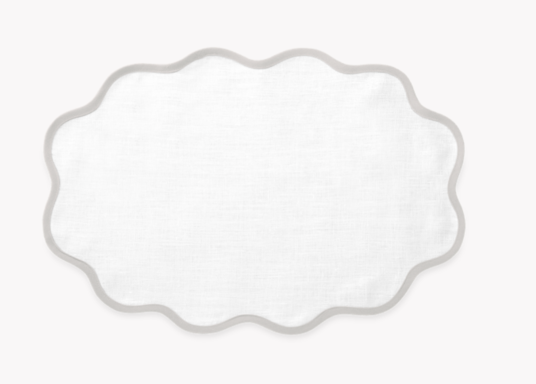 Scallop Edge Placemat - Set of 4