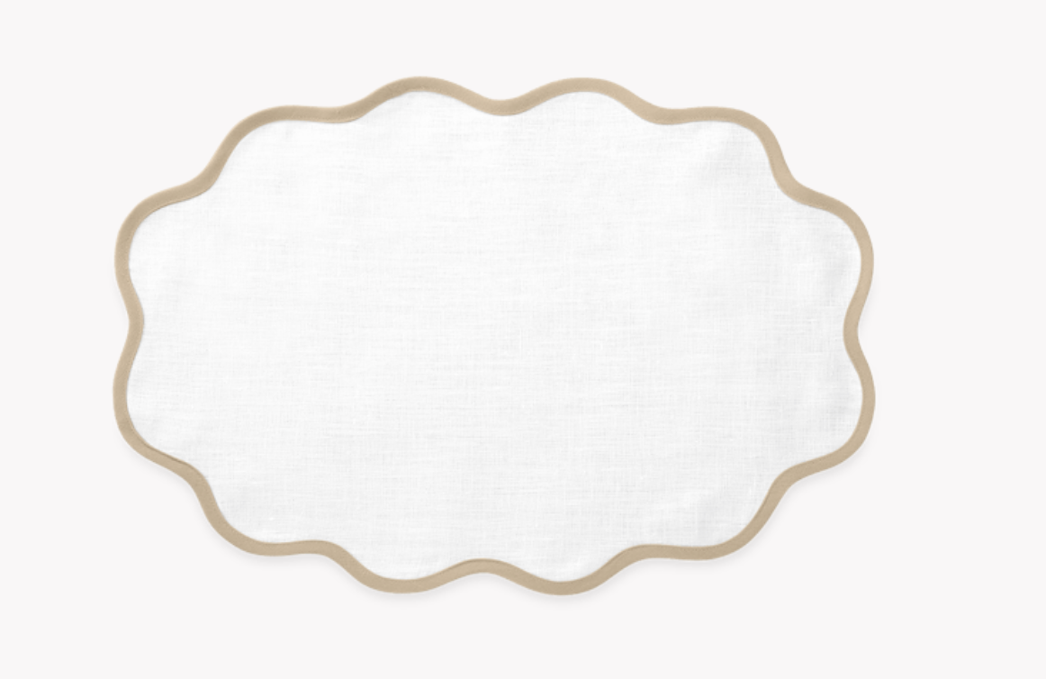 Scallop Edge Placemat - Set of 4
