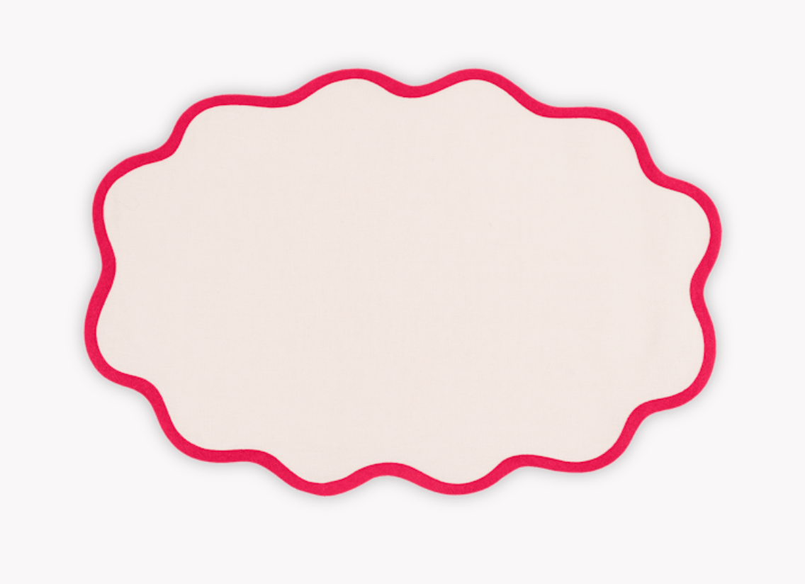 Scallop Edge Placemat - Set of 4
