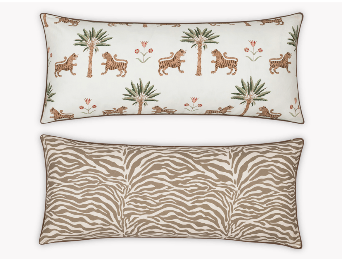 Reversible Lumbar Pillow Cover