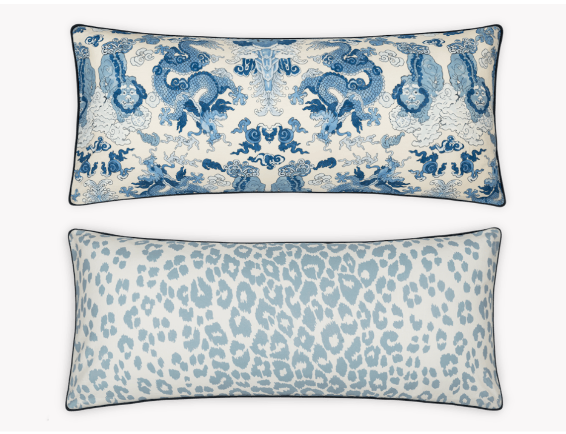 Reversible Lumbar Pillow Cover