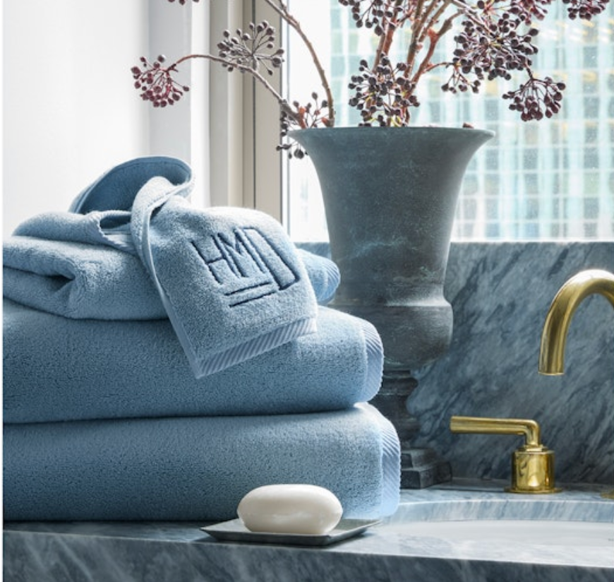 Daniel/Gillespie: Monogrammed Towels