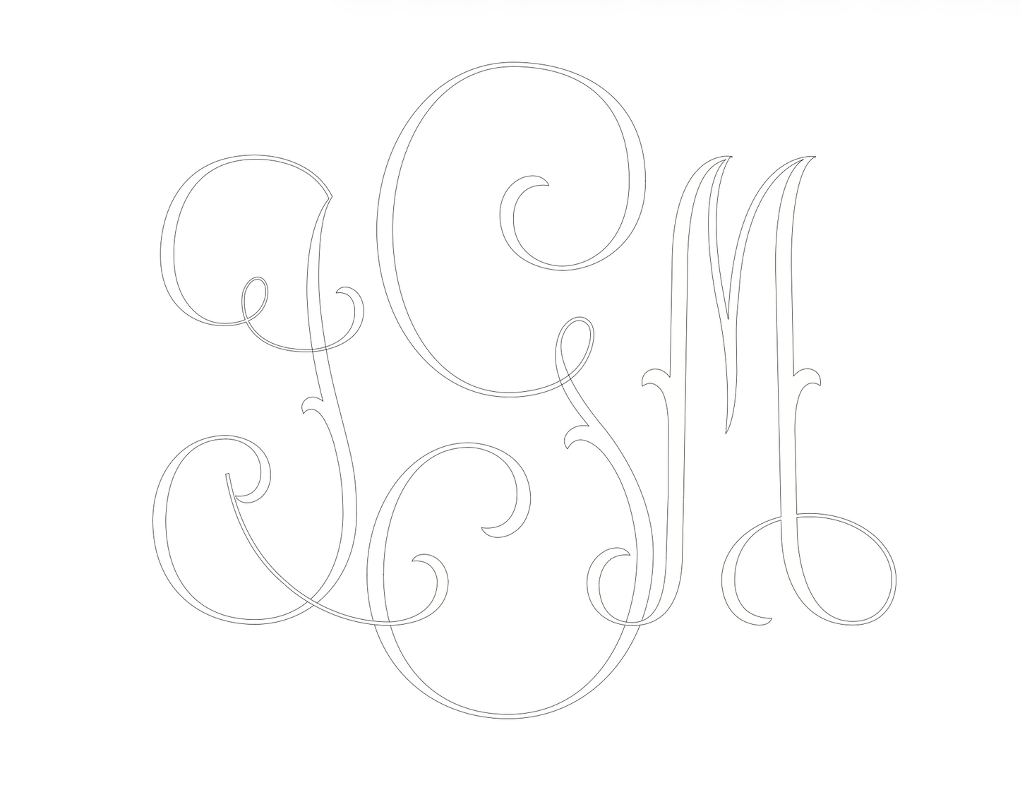 Daniel/Gillespie: Monogrammed Towels