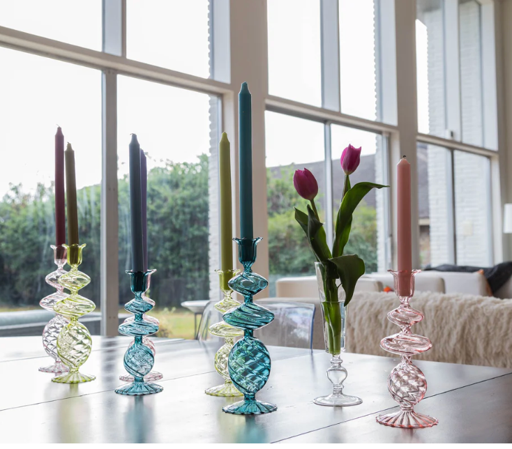 Daniel/Gillespie: Swirl Candlesticks