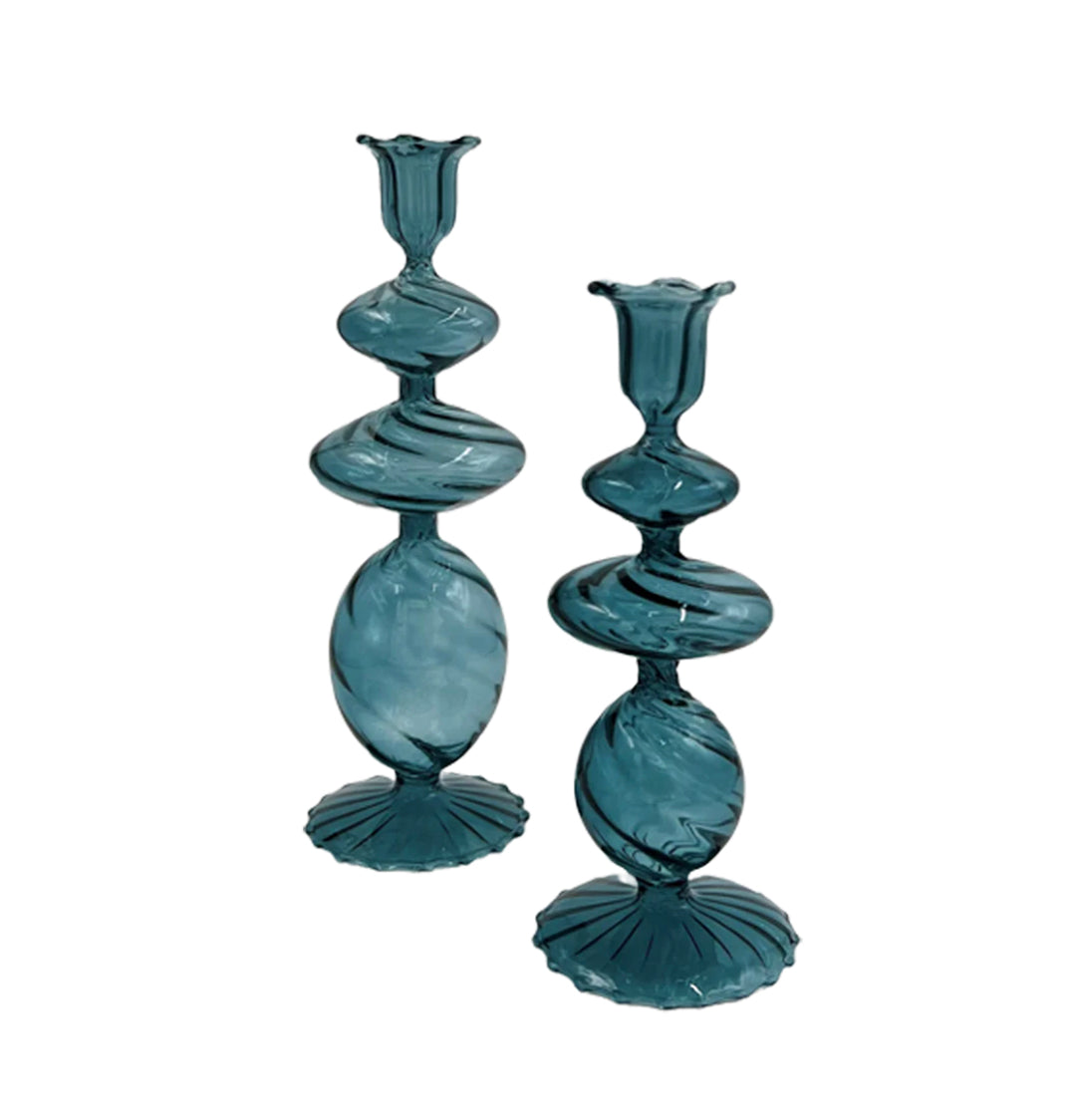 Daniel/Gillespie: Swirl Candlesticks